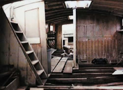 Saloon facing aft
