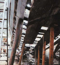 Shoring and replanking
